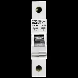 DORMAN SMITH 10 AMP CURVE D 6kA MCB CIRCUIT BREAKER AS10D