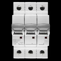 DORMAN SMITH 25 AMP CURVE C 10kA TRIPLE POLE MCB CIRCUIT BREAKER K3PC25