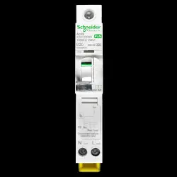 SCHNEIDER 20 AMP CURVE B 10kA 30mA RCBO TYPE A A9D56820 PoN ACTI9 IC60H