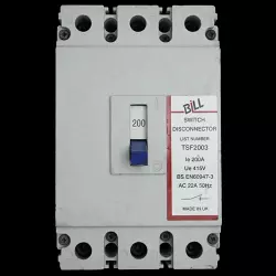 BILL 200 AMP TRIPLE POLE SWITCH DISCONNECTOR TSF2003