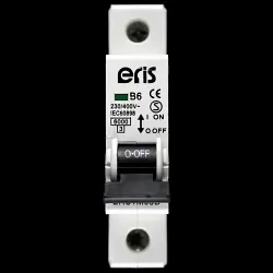 ERIS 6 AMP CURVE B 6kA MCB CIRCUIT BREAKER ERS1M66B