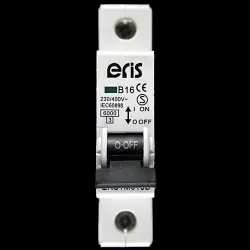 ERIS 16 AMP CURVE B 6kA MCB CIRCUIT BREAKER ERS1M616B