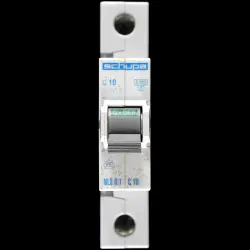 SCHUPA C 10 MCB 6kA CIRCUIT BREAKER NLS6-1/C10