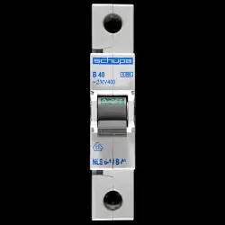 SCHUPA B 40 MCB 6kA CIRCUIT BREAKER NLS6-1/B40