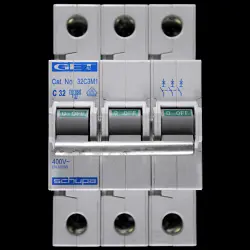 GET C 32 MCB TRIPLE POLE 10kA CIRCUIT BREAKER 32C3M1 SCHUPA