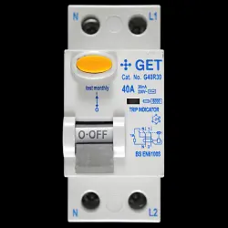 GET 40 RCD DOUBLE POLE 30mA TYPE AC G40R30