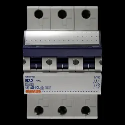 GEWISS 32 AMP CURVE B 6kA TRIPLE POLE MCB CIRCUIT BREAKER GW92270 MT60