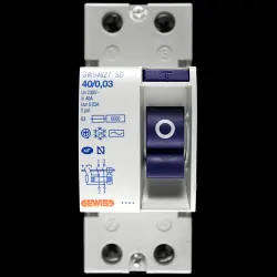 GEWISS 40 RCD DOUBLE POLE 30mA TYPE AC 40/0.03 GW94627 SD
