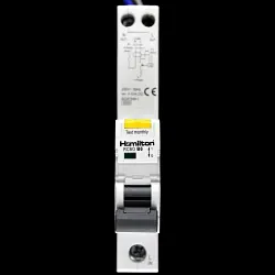 HAMILTON 6 AMP CURVE B 6kA 30mA RCBO TYPE AC HLRCBO630B