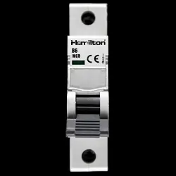 HAMILTON 6 AMP CURVE B 6kA MCB CIRCUIT BREAKER