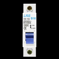 LRS 16 AMP CURVE B 6kA MCB CIRCUIT BREAKER VN116