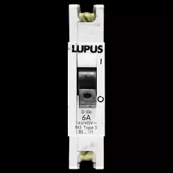 LUPUS 6 AMP TYPE 3 M3 MCB CIRCUIT BREAKER D106