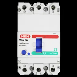 MEM 40 AMP 16kA TRIPLE POLE MCCB MGL403