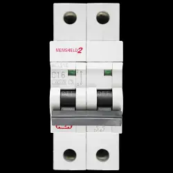 MEM EATON 16 AMP CURVE C 6kA DOUBLE POLE MCB CIRCUIT BREAKER MCL216