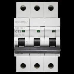 MEM EATON 32 AMP CURVE C 10kA TRIPLE POLE MCB CIRCUIT BREAKER MCH332X