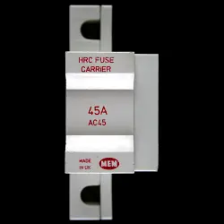 MEM 45 AMP HRC FUSE LINK HOLDER CARRIER AC45 RED