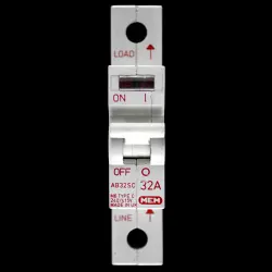 MEM 32 AMP CURVE C M6 MCB CIRCUIT BREAKER AB32SC