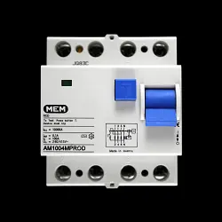 MEM 100 AMP 100mA FOUR POLE RCD TYPE AC AM1004MPROD