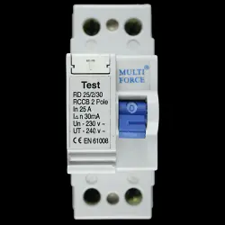 MULTI FORCE 25 RCCB DOUBLE POLE 30mA RD25/2/30 BC