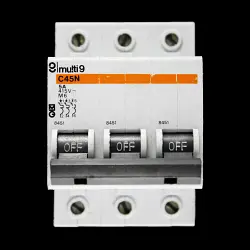 MERLIN GERIN 5 AMP TYPE 2 M6 TRIPLE POLE MCB CIRCUIT BREAKER C45N 8451