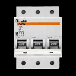 MERLIN GERIN 32 AMP TYPE 2 M6 TRIPLE POLE MCB CIRCUIT BREAKER C45N 8402