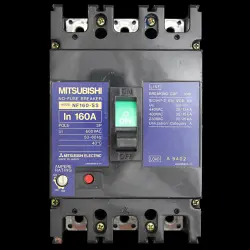 MITSUBISHI 160 MCCB TRIPLE POLE 30kA NO-FUSE BREAKER NF160-SS