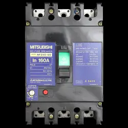 MITSUBISHI 160 MCCB TRIPLE POLE 30kA NO-FUSE BREAKER NF250-SS