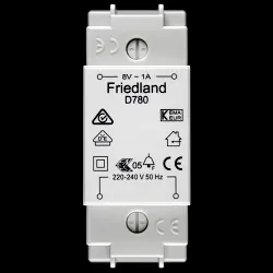 FRIEDLAND 8V 1A BELL TRANSFORMER 220-240V D780