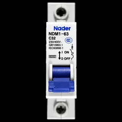 NADER 32 AMP CURVE C 6kA MCB CIRCUIT BREAKER NDM1-63
