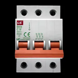 LS 16 AMP CURVE C 6kA TRIPLE POLE MCB CIRCUIT BREAKER BKN