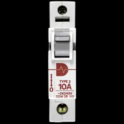 DURHAM SWITCHGEAR 10 AMP TYPE 2 M9 MCB CIRCUIT BREAKER DDM2B110