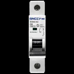 ONCCY 6 AMP CURVE C 6kA MCB CIRCUIT BREAKER ESM2-63