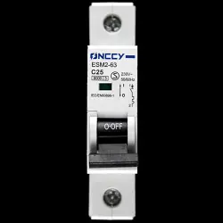 ONCCY 25 AMP CURVE C 6kA MCB CIRCUIT BREAKER ESM2-63