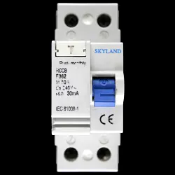 SKYLAND 80 AMP RCCB DOUBLE POLE 30mA F362