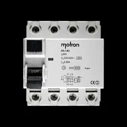 MOTRON 63 RCCB FOUR POLE 30mA TYPE A JVL1-63