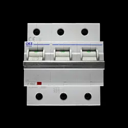 OEZ C 100 MCB TRIPLE POLE 10kA CIRCUIT BREAKER LST MINIA