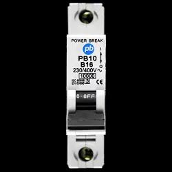 POWER BREAK 16 AMP CURVE B 10kA MCB CIRCUIT BREAKER PB10
