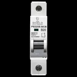 PREMSHIELD 20 AMP CURVE B 6kA MCB CIRCUIT BREAKER PS220B-MCB