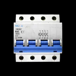 ROLEC 32 AMP CURVE B 6kA FOUR POLE MCB CIRCUIT BREAKER VK007