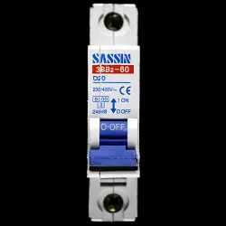 SASSIN 20 AMP CURVE D 6kA MCB CIRCUIT BREAKER 3SB2-60 24648