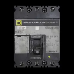 SQUARE D 63 MCCB TRIPLE POLE 25kA SFAL36063 SERIES 2