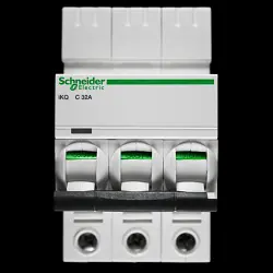 SCHNEIDER C 32 MCB TRIPLE POLE 10kA CIRCUIT BREAKER IKQ A9F57332
