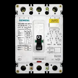 SIEMENS 100 AMP MCCB TRIPLE POLE 35kA 3VF3 3VF3111-1FS41-0AA0
