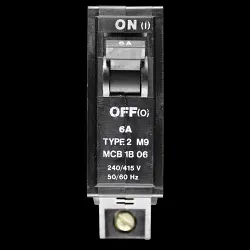 SIMPLEX TYPE 2 6 MCB M9 CIRCUIT BREAKER MCB1B06