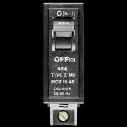 SIMPLEX TYPE 2 45 MCB M6 CIRCUIT BREAKER MCB1B45