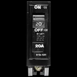 SIMPLEX TYPE 4 20 MCB M3 CIRCUIT BREAKER BTQL1220