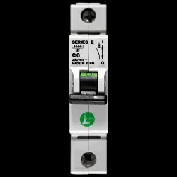 STEEPLE C 6 MCB 6kA CIRCUIT BREAKER SERIES E