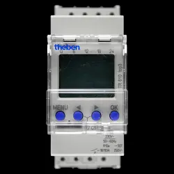 THEBEN DIGITAL TIMER DIN RAIL MOUNTING TOP3 6100130 TR610