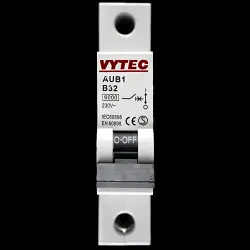 VYTEC 32 AMP CURVE B 6kA MCB CIRCUIT BREAKER AUB1