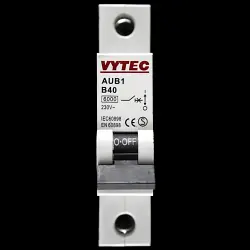VYTEC 40 AMP CURVE B 6kA MCB CIRCUIT BREAKER AUB1